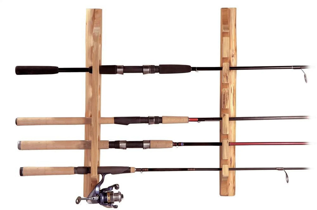 Pieces 2 6-Rod Mount Vertical/ Holder, Rush Horizontal Wall Rod Creek