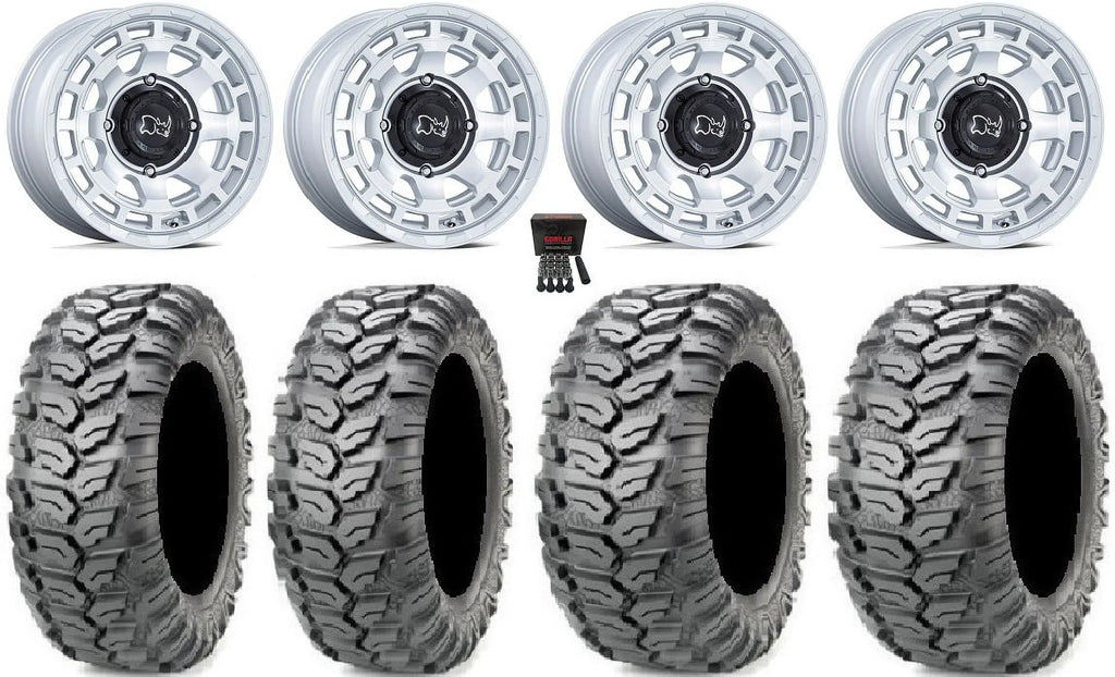 Rhino Mule Kawasaki Chamber 26" Pro Black Tires FXT Si Ceros 14" Wheels