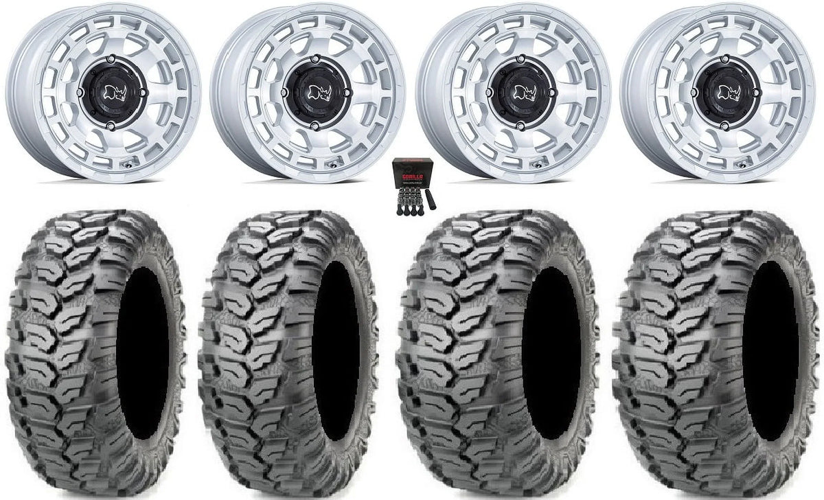 Rhino Mule Kawasaki Chamber 26" Pro Black Tires FXT Si Ceros 14" Wheels