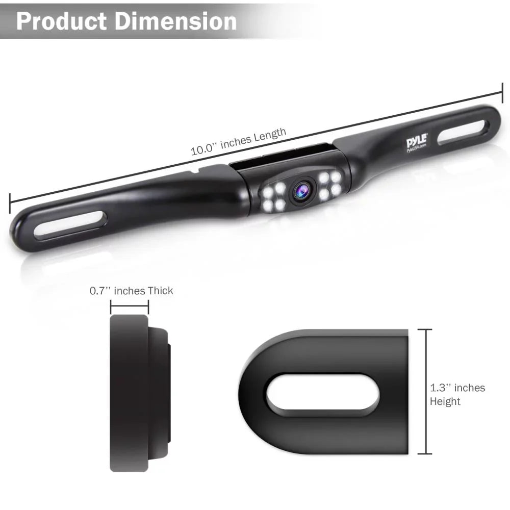 PYLE PLCM2710.5 View Vision, Backup Night Mountable, Camera, Rear Rear - Parking Front Cam, or Reverse Waterproof
