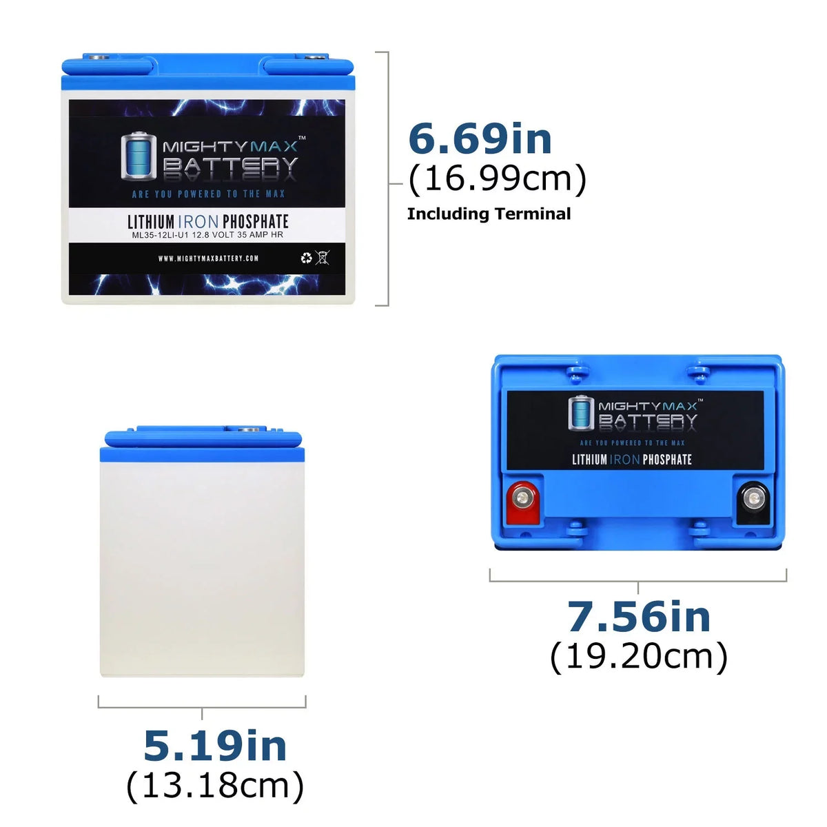 35AH for Titan Wheelchair Lithium PWR Replacement 12V U1 Motorized Battery