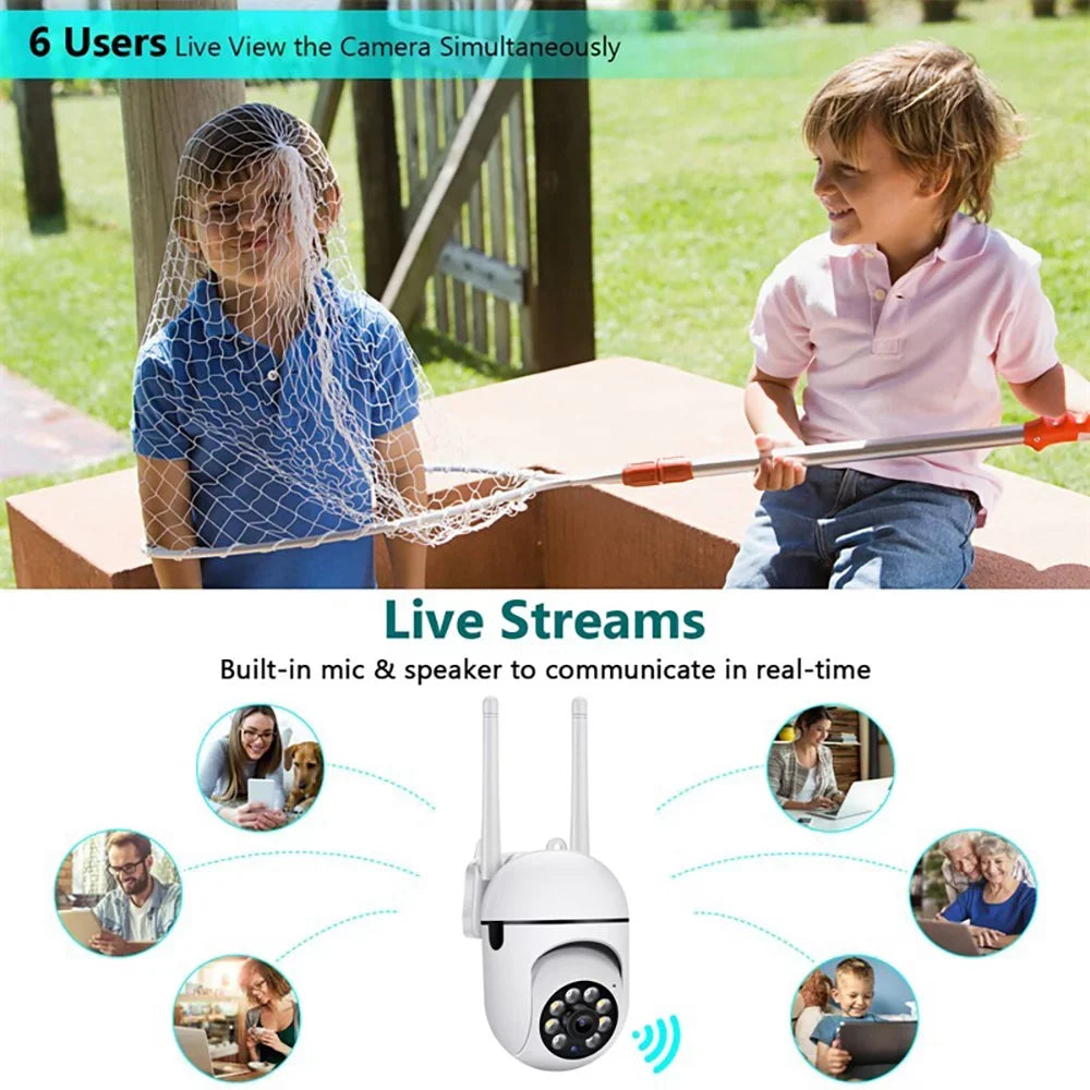 Detection Alert,Spotlight Color GeCam Vision,2-Way Home WiFi Cameras exterior 3MP Security Camera,5G 355°PTZ Video Audio,Waterproof Activity Night Camera,Motion Security