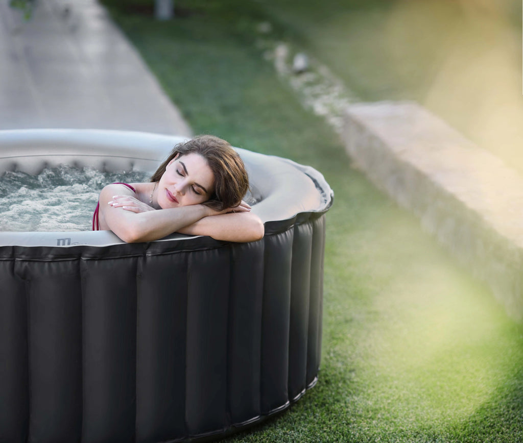 Jets, Round, Inflatable Install, Silver Persons Series, One Cloud, 2+2 Delight Spa, 1350w Heater, & Air 700w Massage Hot liquid Blower, Mspa 118 Easy Piece Tub