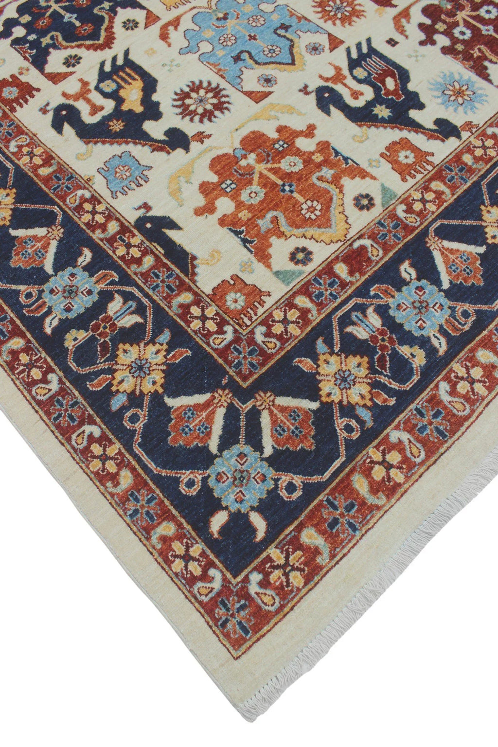 11'11" 8'8" Aria Ivory/Blue x Rug, Gormal