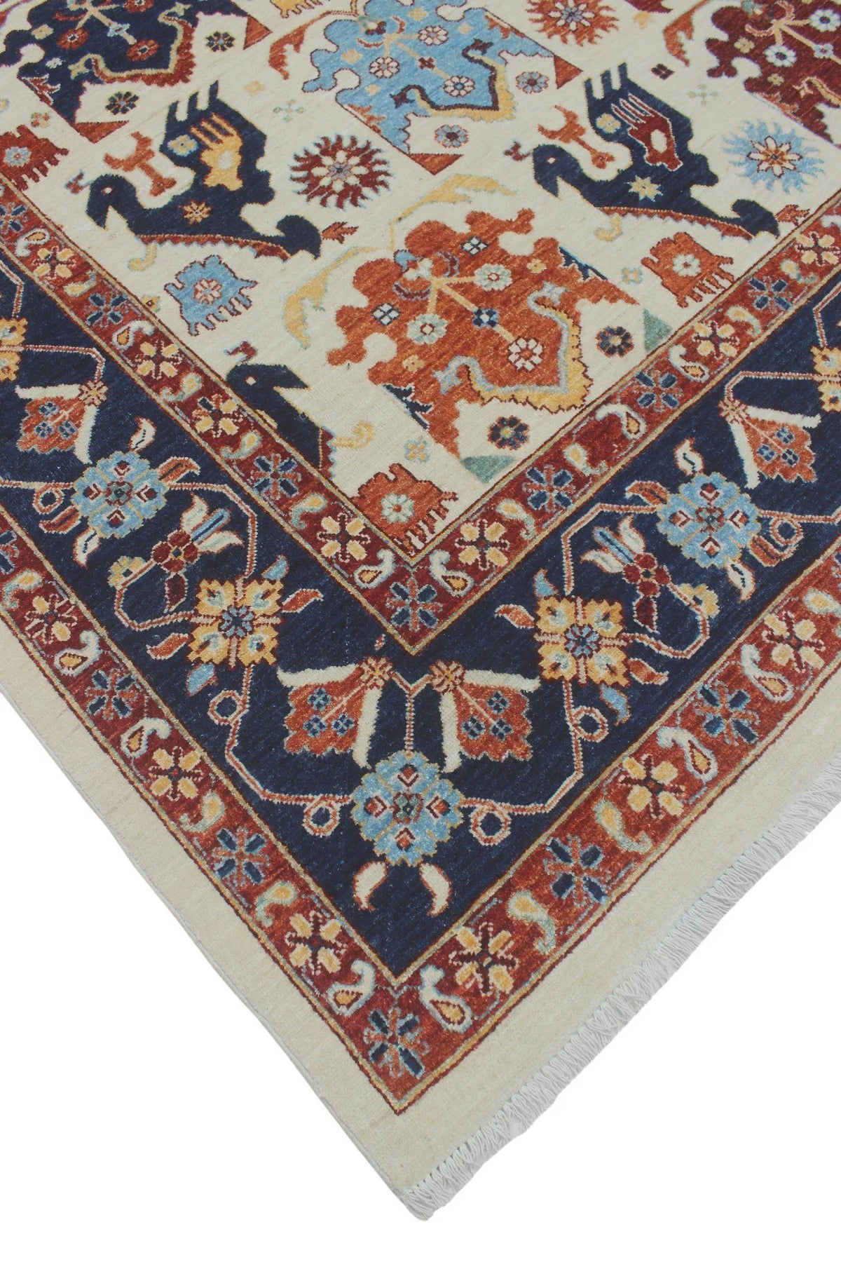 11'11" 8'8" Aria Ivory/Blue x Rug, Gormal