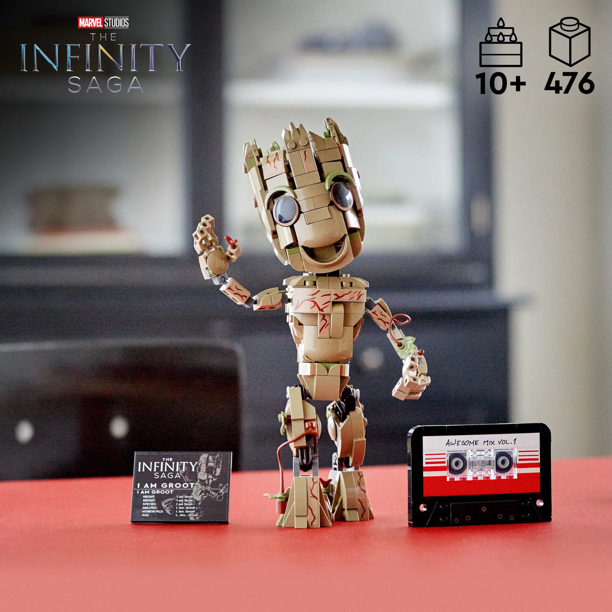 Groot 76217 LEGO Collectable Figure, Set, Toy, Gift Galaxy Buildable am Groot 2 Baby I Guardians of Model Marvel the Idea