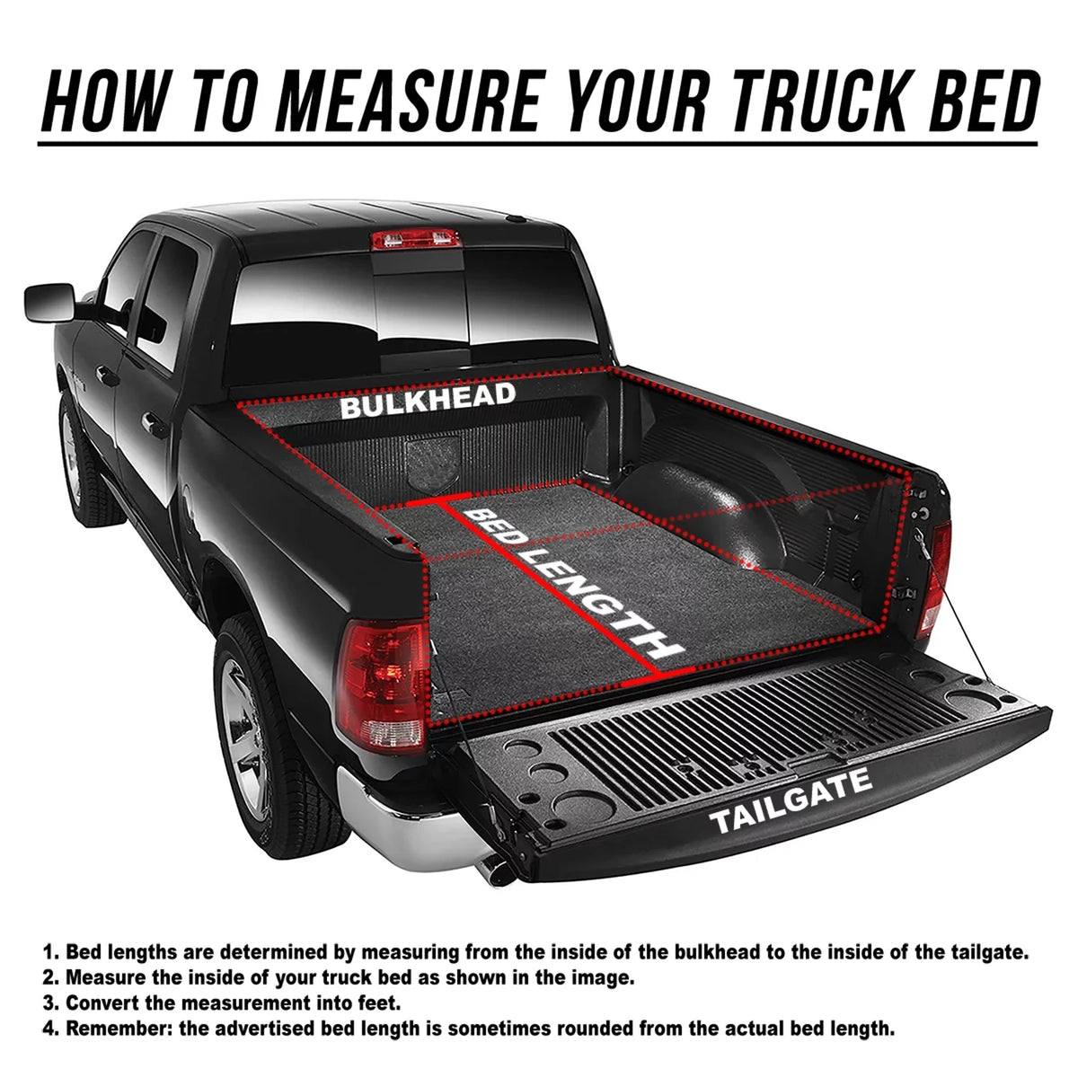 2021 Bed Black Top 20 DNA 2019 5Ft FRP to Tonneau Aluminum Truck Cover Ranger Frame Hard For Motoring Powdercoated Short TTC-HARD-090 Tri-Fold