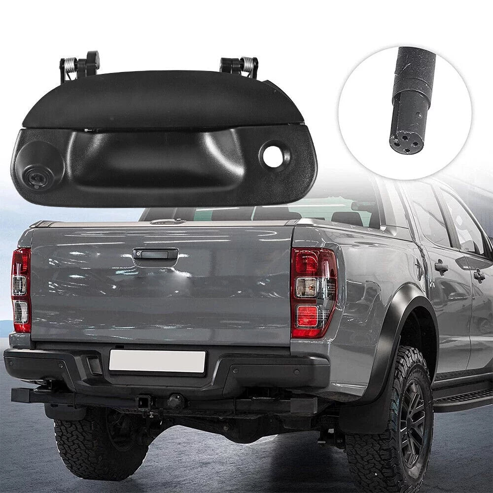 Rear Tailgate F250 Wiring FIT Camera Backup F150 w/ Kit & Handle View 97-07 Paddsun