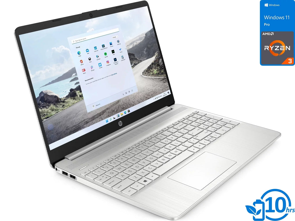 6, 11 256GB Card 3.8GHz, HDMI, Pro 3 Wi-Fi, RAM, 8GB Laptop, AMD 15.6" Windows NVMe Upto HP Display, 15 HD Ryzen Bluetooth, SSD, 5300U Reader, Vega