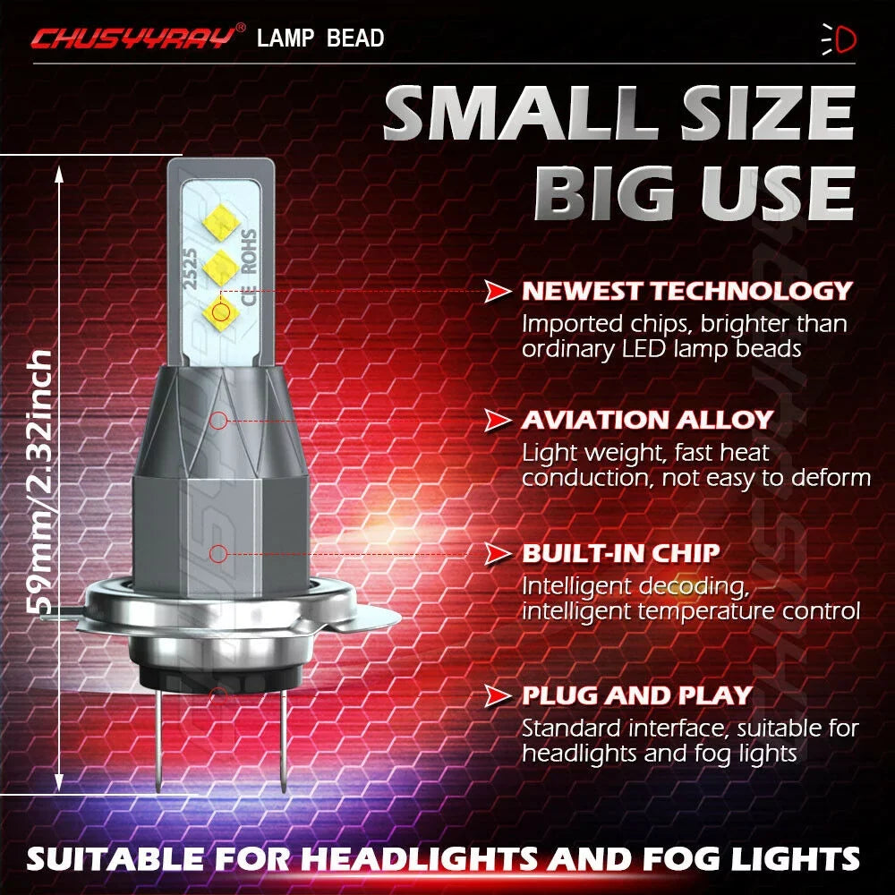 Low Headlight 2011 For CX-7 2010 Kit / Mazda + Fog Light Bulb High LED 2007-2009