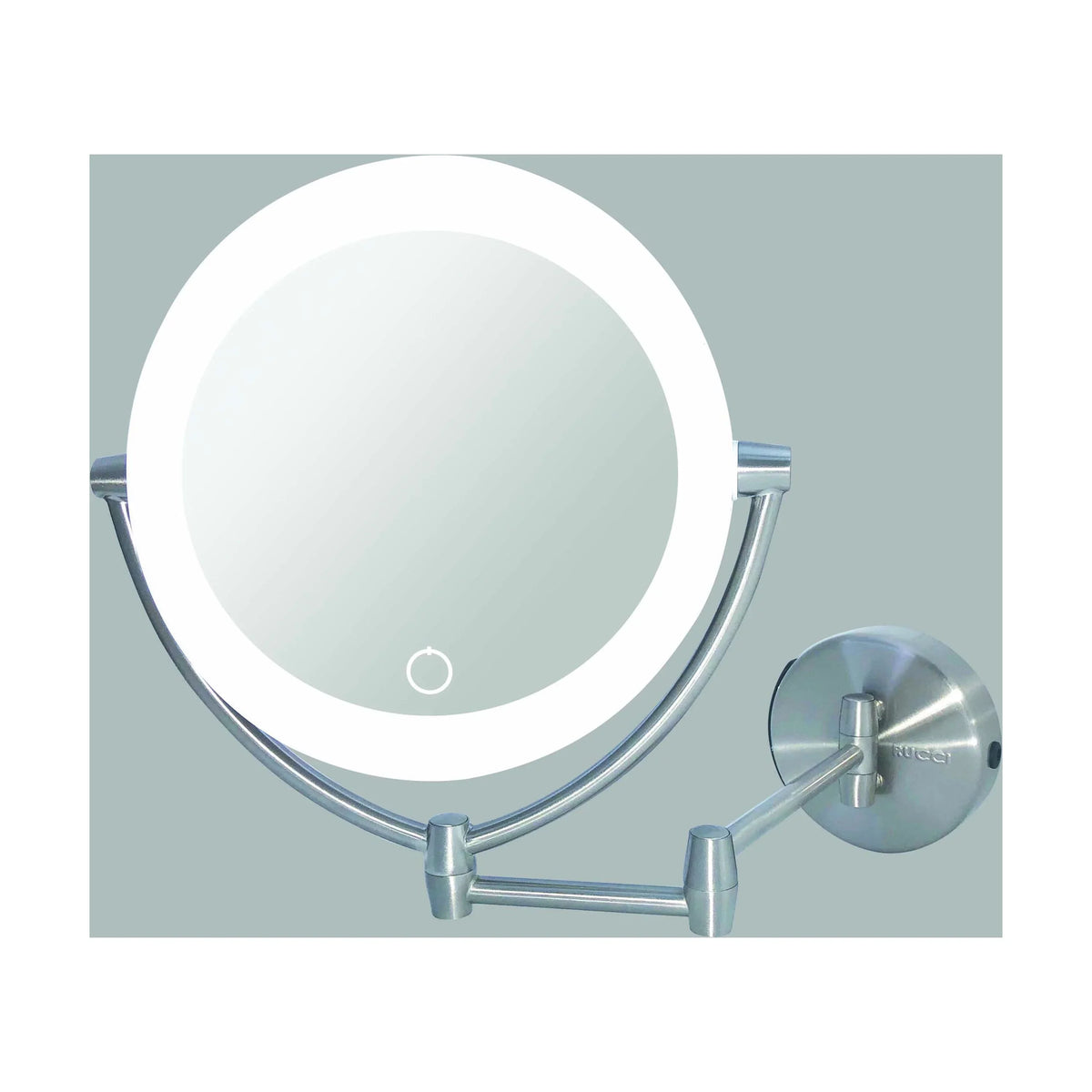 M1000 & AC 3 Magnifying Mirror 1x with 10x Makeup 3 Tones, Battery Vanity in. Rucci Touch, Adapter Lighted & 13.5