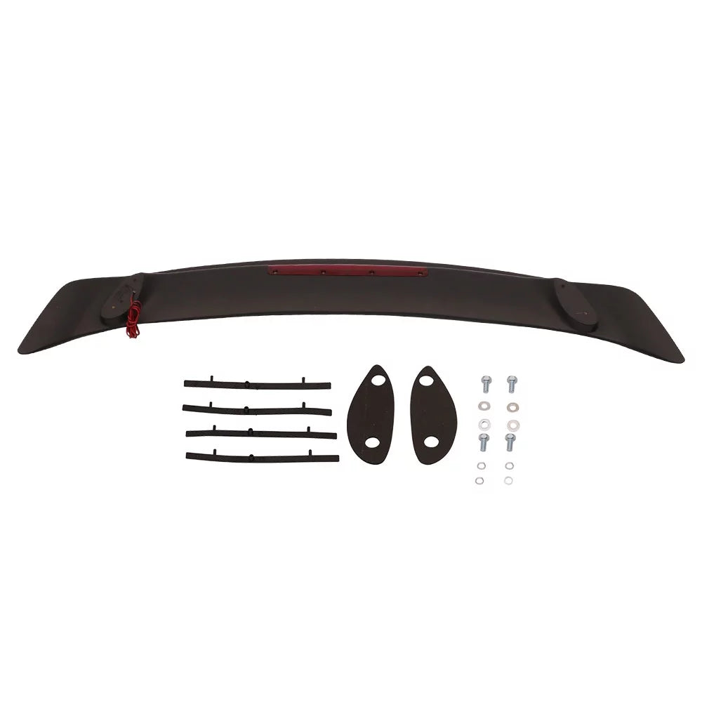 design 2008 Motorsports JDM 2010 2011 Ikon with 2009 Camry 2007 Compatible Trunk Matte Wing Plastics ABS Rear 07-11 Black Spoiler