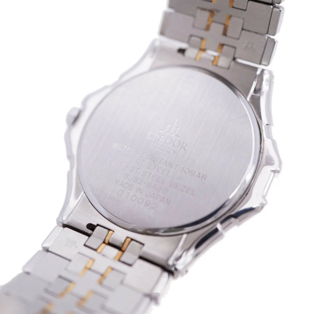 Pacific 8J82-6A20 (Fair) K18/SS silver/gold Seiko quartz Credor watch Pre-Owned