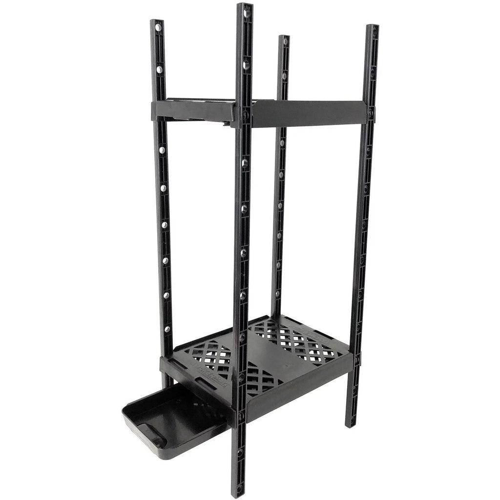 Adjustable Double Most Shelf, Black School Height LockerMate to Width Lockers, Fit Locker and