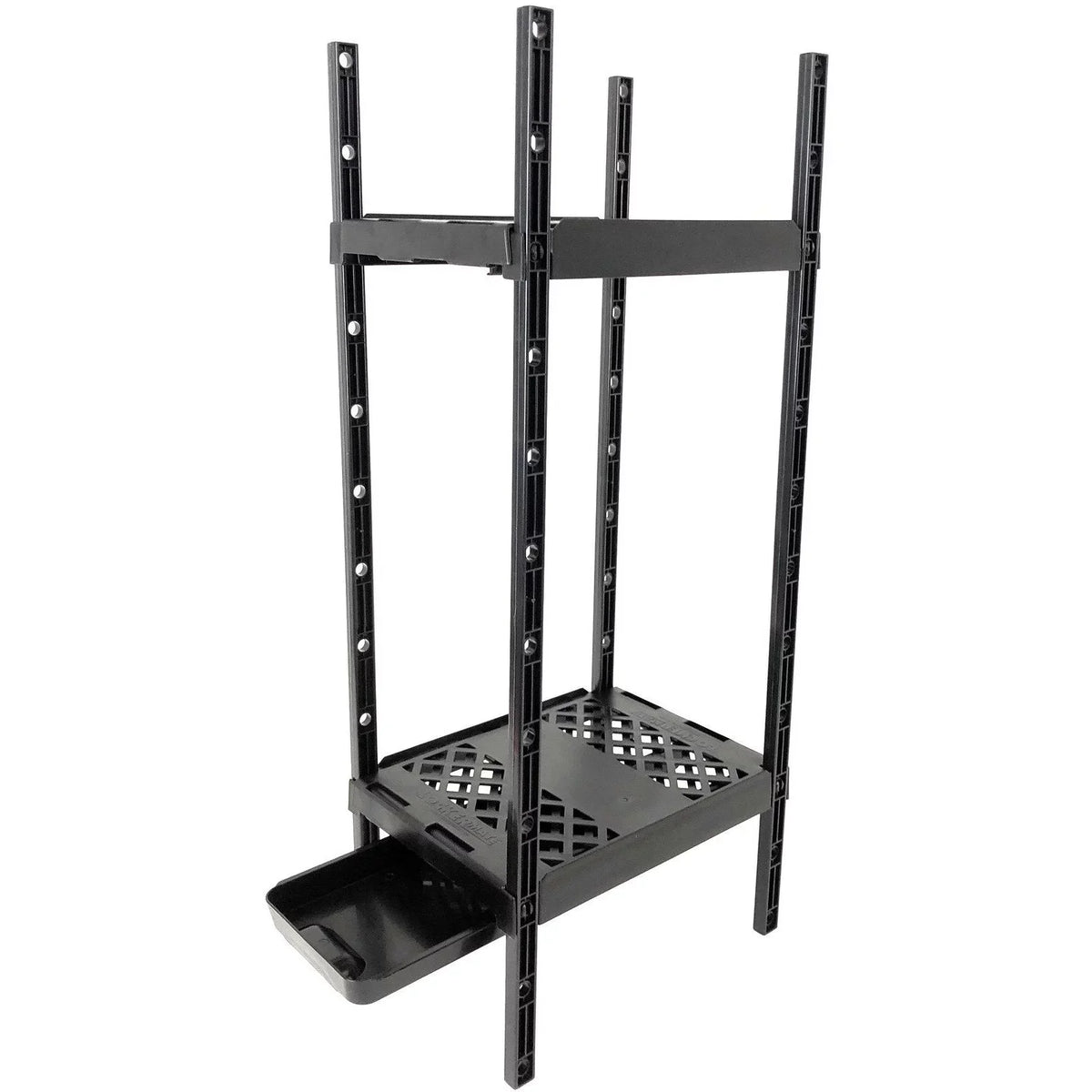 Adjustable Double Most Shelf, Black School Height LockerMate to Width Lockers, Fit Locker and