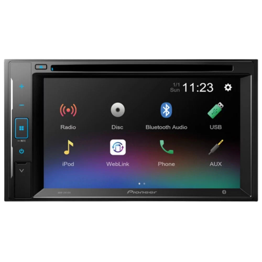 Bluetooth/Backup Eom Digital Bundle Stereo DIN 2009-2010 KIT4961 Nav Matrix with Pioneer AVH-241EX Touchscreen 6.2" Receiver Double Car Kit/in-Dash DVD/CD W/Out Media W/ for Camera/Install