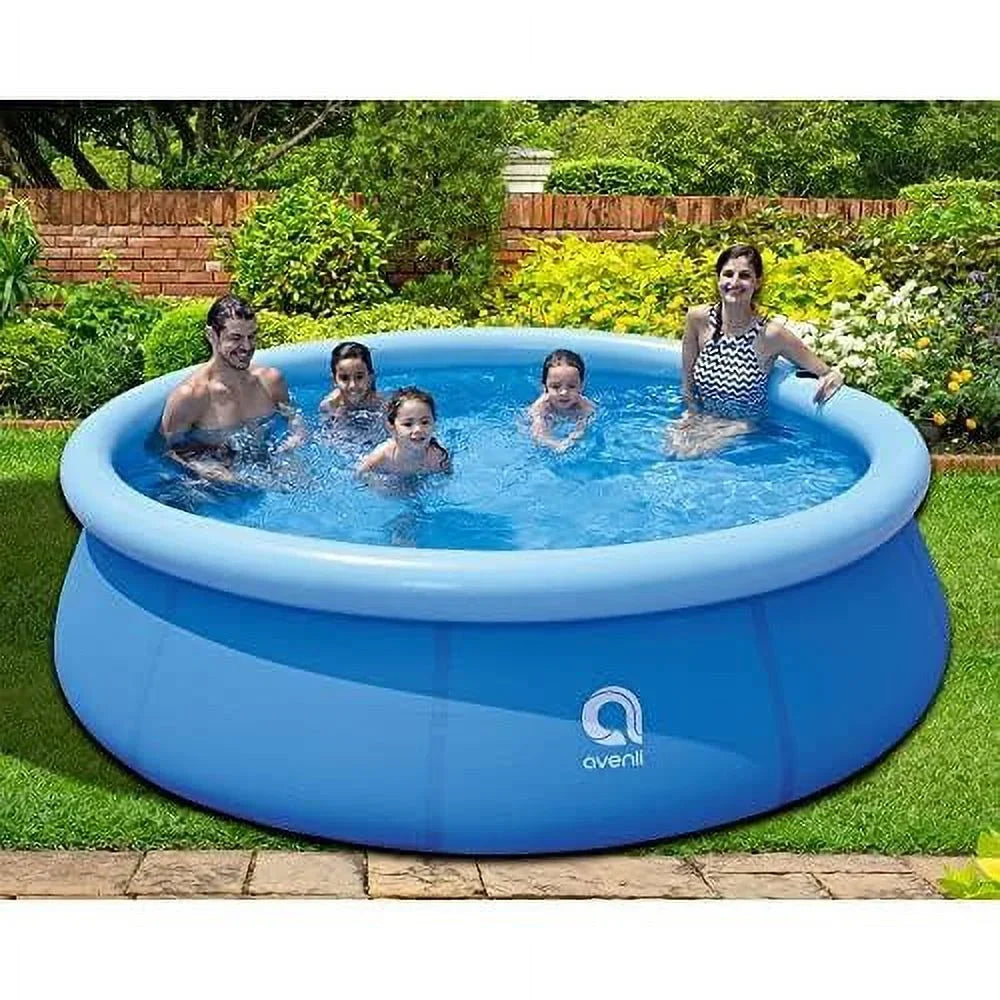 to ground foot inch 3 10 pool, 30 backyard swimming blue exterior x prompt inflatable 17807 person kiddie set kids avenli capacity above 2