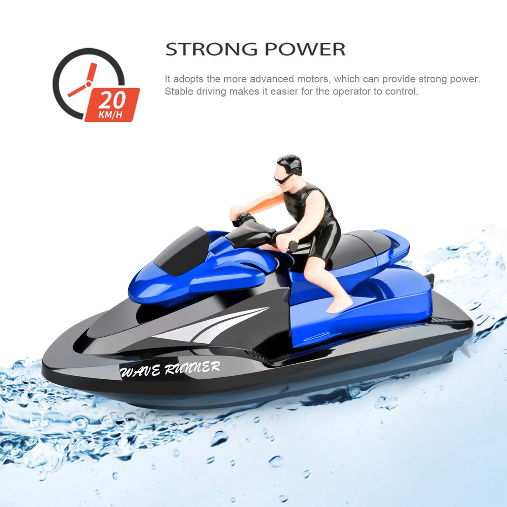 and High RC Waterproof Motorboat Girls Lakes Boat for for 2.4Ghz 809 Speed Boat Boys RC Remote OWSOO Pools Control