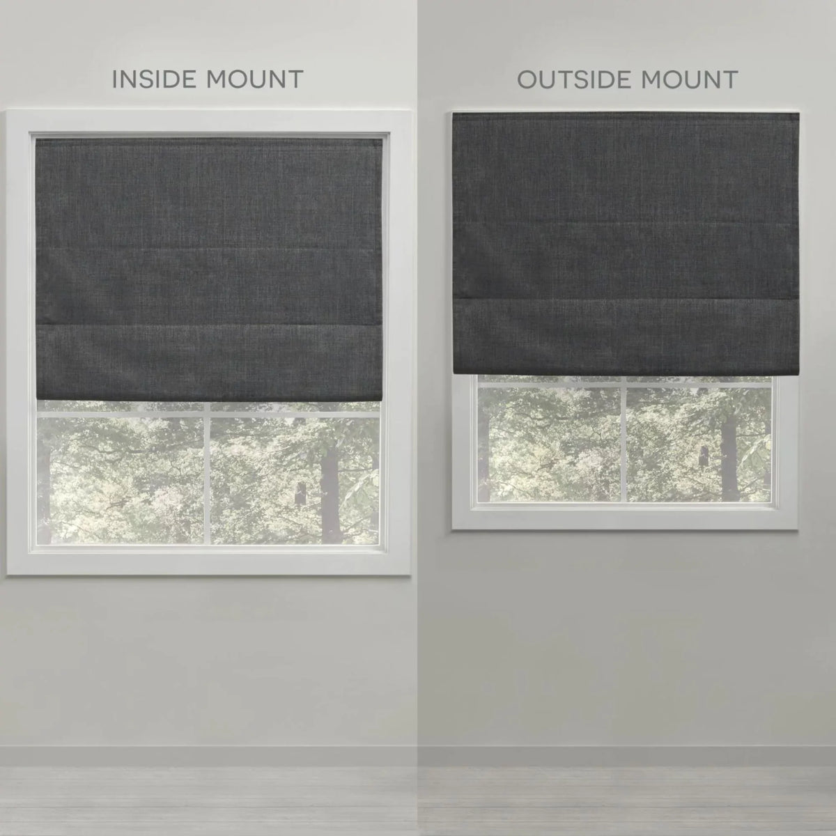 White Total Shade, Home Esme Exclusive Blackout 31"x64", Roman