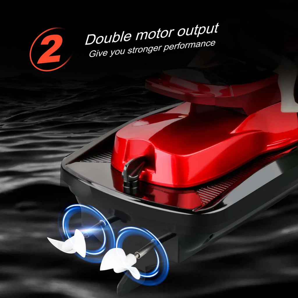 and High RC Waterproof Motorboat Girls Lakes Boat for for 2.4Ghz 809 Speed Boat Boys RC Remote OWSOO Pools Control