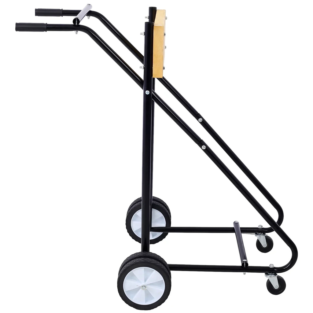 for Garage Perfect with Capacity, for Storage Outboard Easy 315lbs Boat and Wheels Mobility Motor Steel - Stand, Maintenance