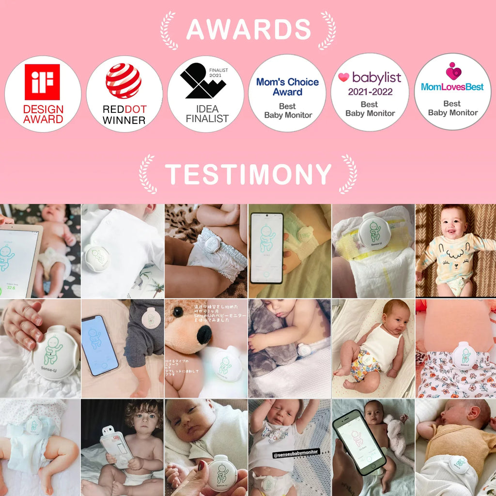 Movement, for No That Detected Motion, 2-Way Night You Baby 3+Camera, Video Vision, High/Low Talk, Rollover, with Monitor Range Temperatures, Notifies Monitor Baby Sense-U Smart Long Audio, Abdominal