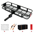 Cargo and Luggage Truck Rack Carrier 60"x21"x6" with Hitch Folding - Cargo Cargo ADOFFUR Net, Waterproof Bag for Capacity Car, Basket SUV, 550Lbs Rack Mount