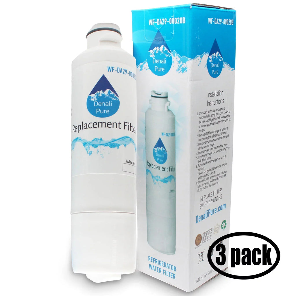 Replacement Cartridge DA29-00020B, liquid Filter HAF-CIN RF261BEAESR/AA-0001 liquid Fridge - with 3-Pack for Refrigerator Filter Compatible DA29-00020A,