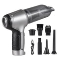 Tomfoto Pump Suction Hand Handheld Portable Cordless With Air & Cleaner Duster USB Cleaning Gravel for Dust Car Home Handheld Hair Strong Office Pet 19000Pa