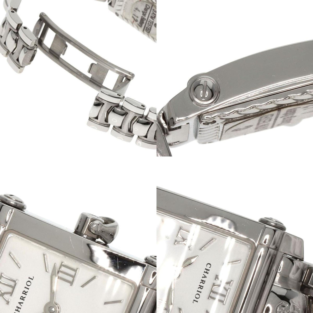 Ladies Columbus Ref.9012911 CHARRIOL Philippe Stainless PHILIPPE Steel/SS Watch (Good) Charriol Pre-Owned