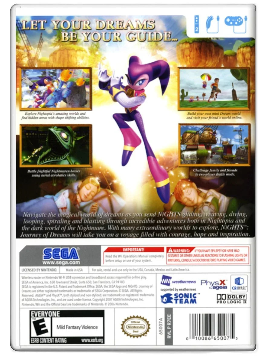 Used (Used) Journey Nights of Wii Dreams - Nintendo
