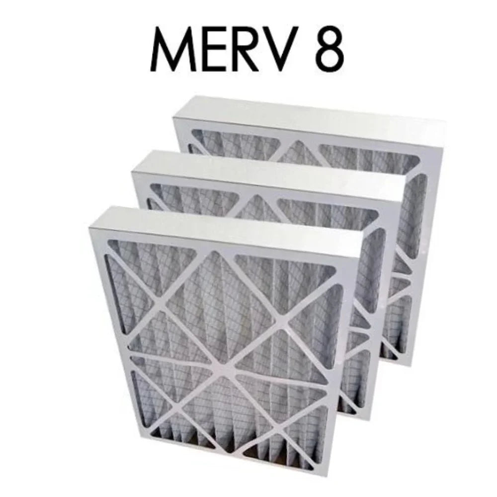 Actual MERV - 15.5x19.5x3.625 dimension 16x20x4 Air | Pleated Filter 8 3PK