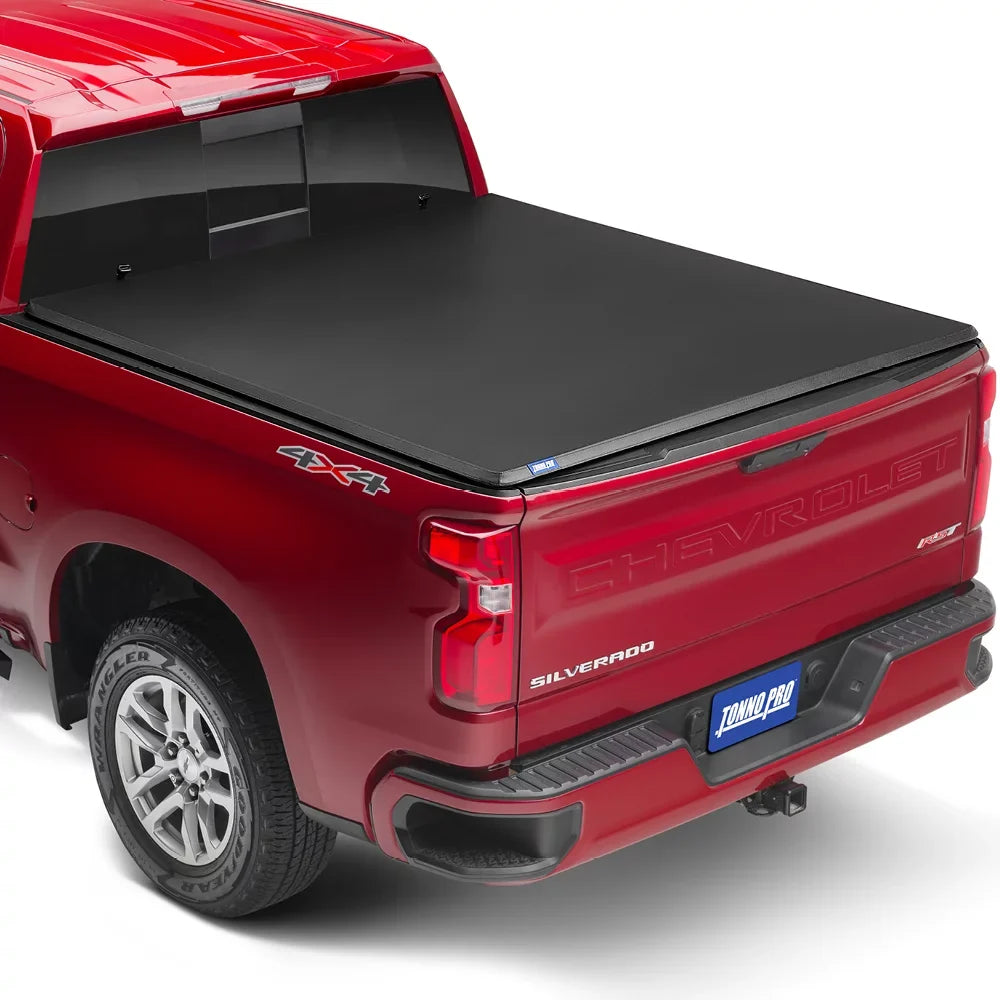 Soft 42-107 Folding 2" Pro Fold, Tonneau Silverado/Sierra | Fits 1500 | Chevy/GMC Bed Bed (97.6") Cover 2013 Tonno 2007 8' - Truck Tonno