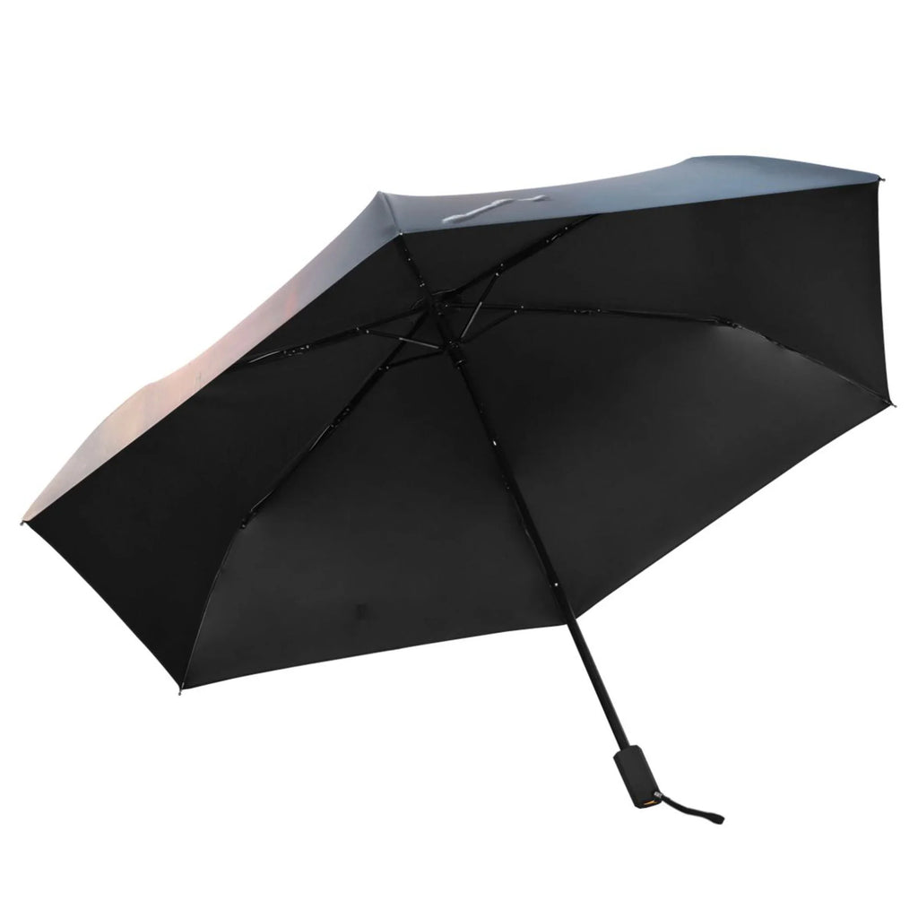 Boat dimension Umbrella Rain for Travel Compact UPF Umbrella Arc Snow Winter Folding Windproof Packable Lightweight with 50+