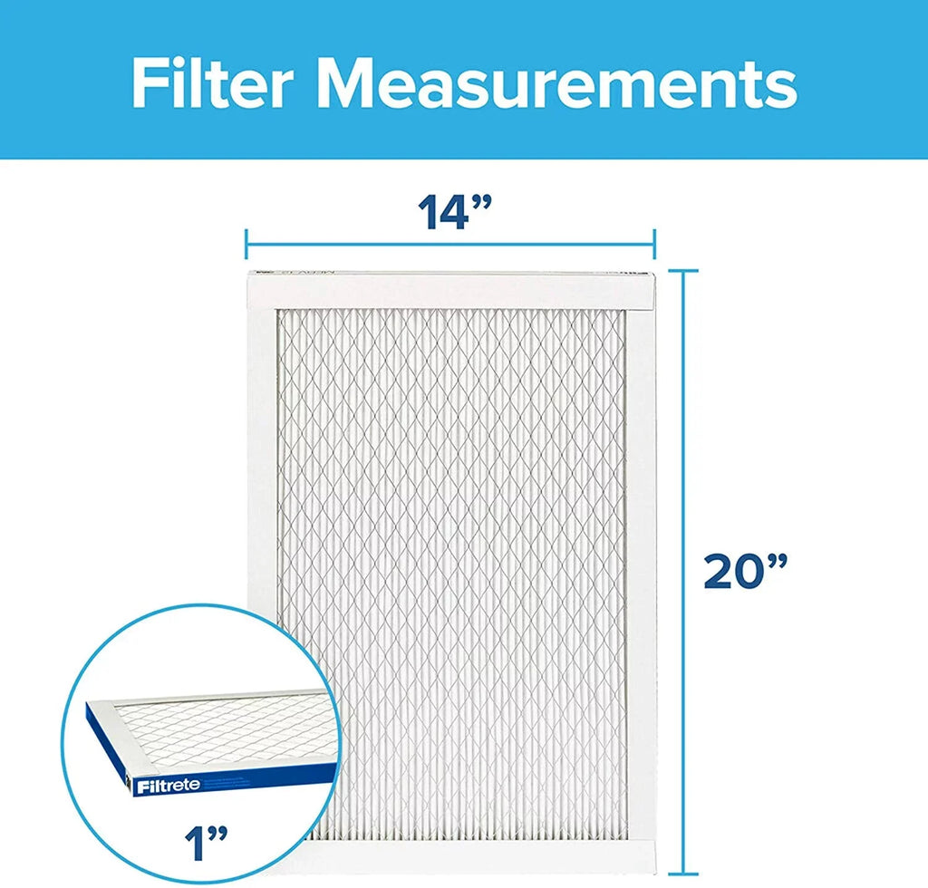 Living 2200, x 13.81 (exact 19.81 Allergen, dimensions Elite 14x20x1, MPR Healthy 6-Pack Filter, AC x Furnace Filtrete Air 0.78)
