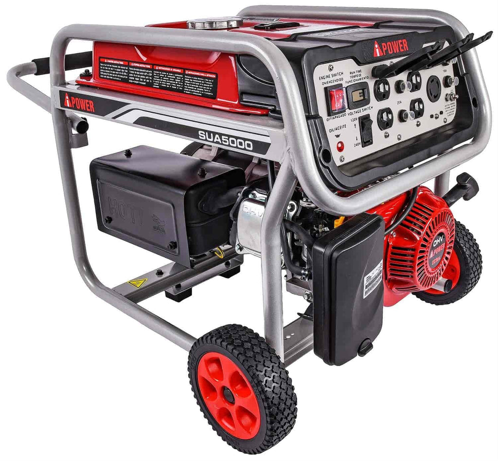 Portable Running Starting 4250 JEGS Run Generator 5000 Hr. 9 Time Watts Watts 86065
