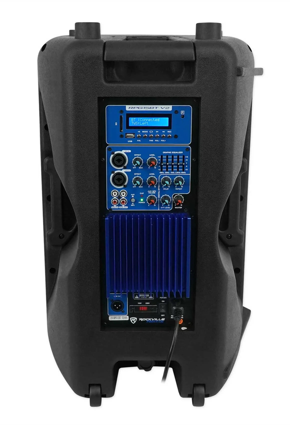 Link Bluetooth RPG15BT Wireless (2) 15" Rockville Restaurant For Speakers+Mounts