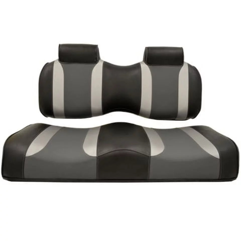 up) Drive2 Front Silver for and Cushions (2007- Black/Liquid - G29/Drive Seat Golf Rush/Lagoon Cart MadJax Yamaha Grey Tsunami
