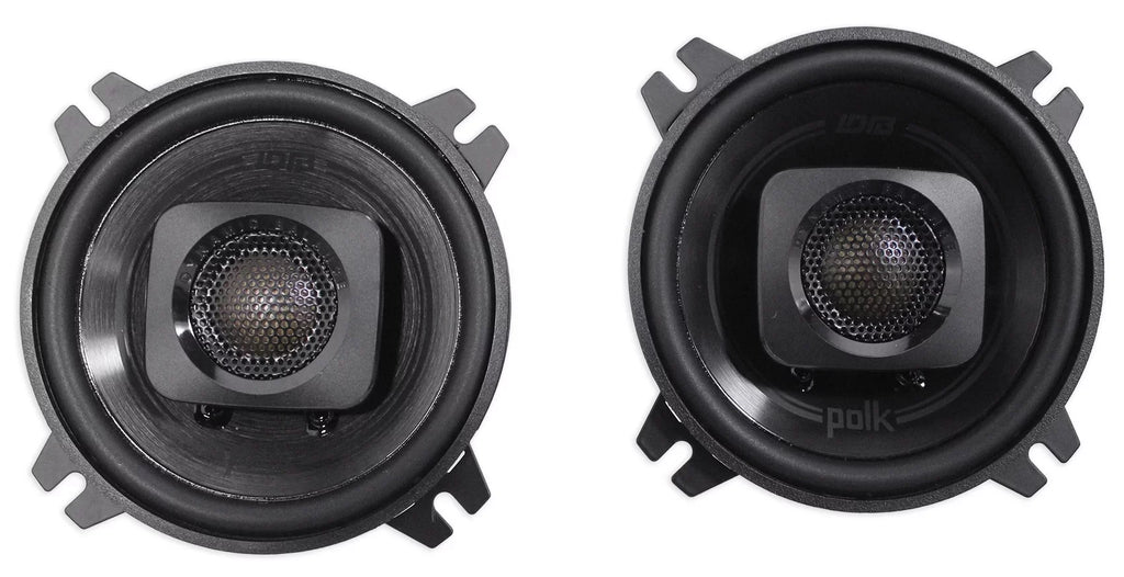 Speakers+Rockmat (2) Car Watt DB402 4" Polk 270 ATV/Motorcycle/Boat Audio Audio