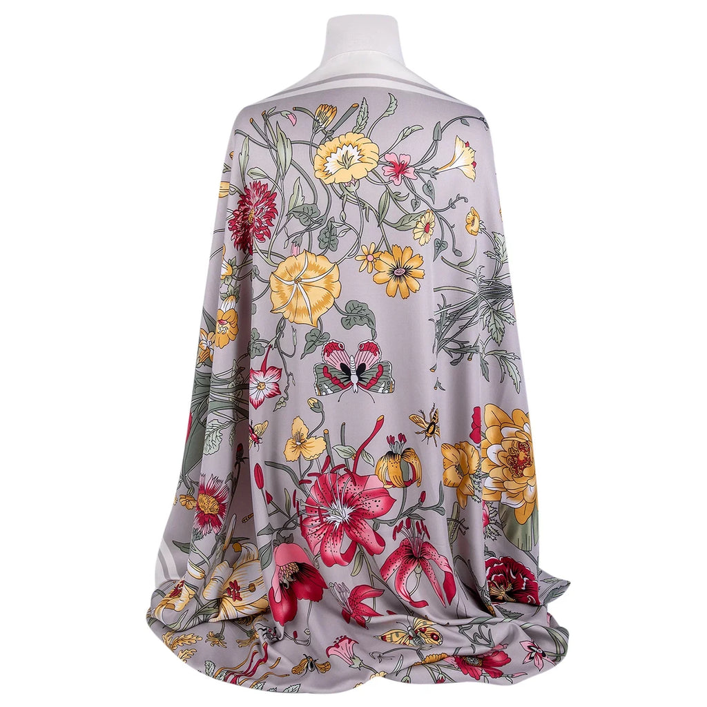 (130 130 STP Wedding Beige Wrap and 51x51'' Women * Botany for Silk Shawl Tops Shawl for cm) Scarf GOODS Fashion Shawl Evening Travel