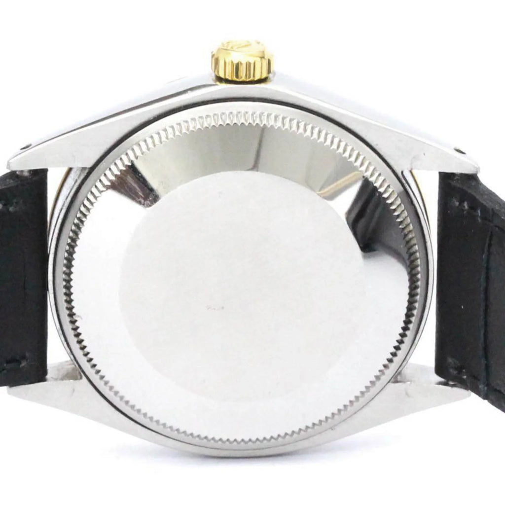 BF560275 Vintage Mens Used 18K Airking Steel Watch Yellow Gold Authenticated Oyster Perpetual