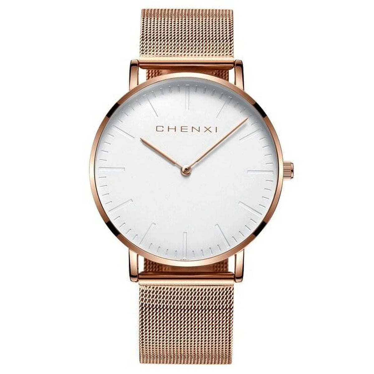gold Quartz Brand Ladies CHENXI Fashion Watches Ultra outfit Watch Lover Watch Woman Elegant Top Waterproof Luxury Men Rose thin