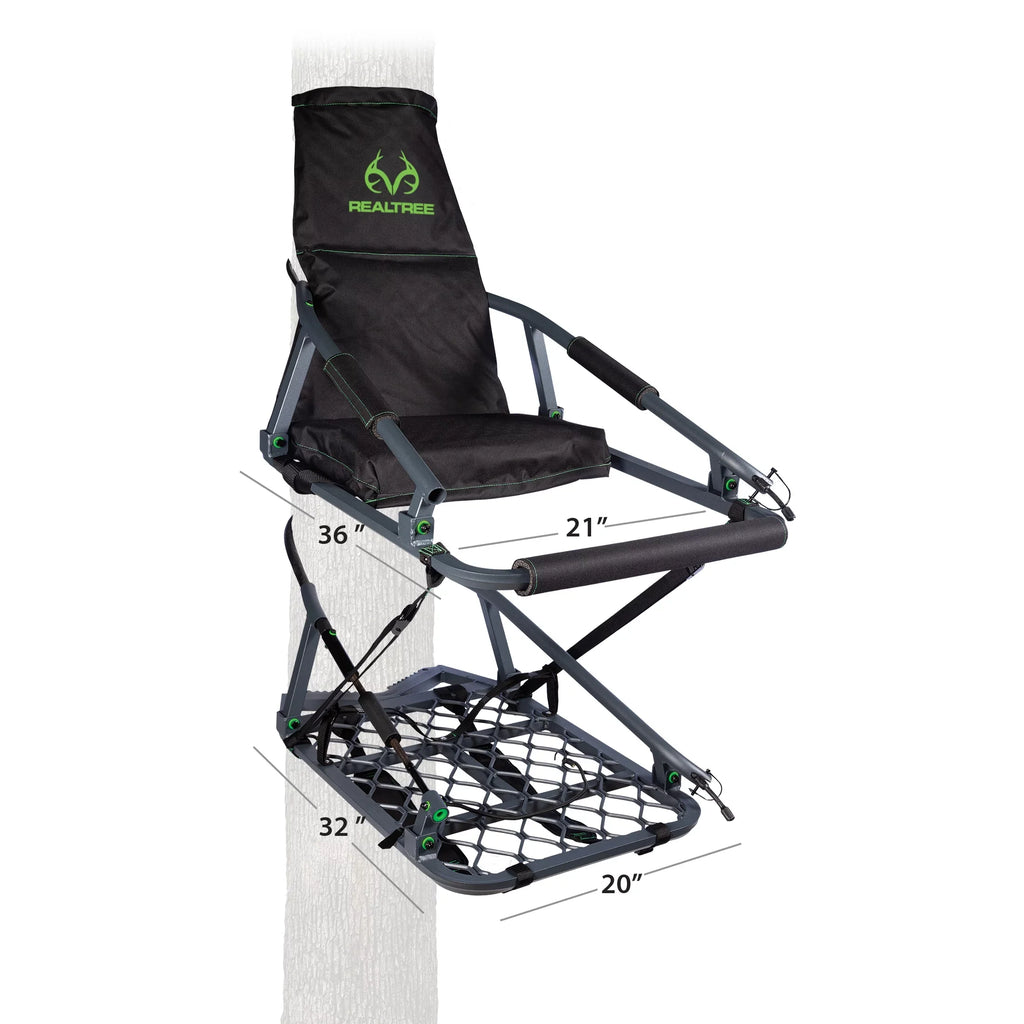Climbing Aluminum Invader Hunting Treestand Deluxe Realtree