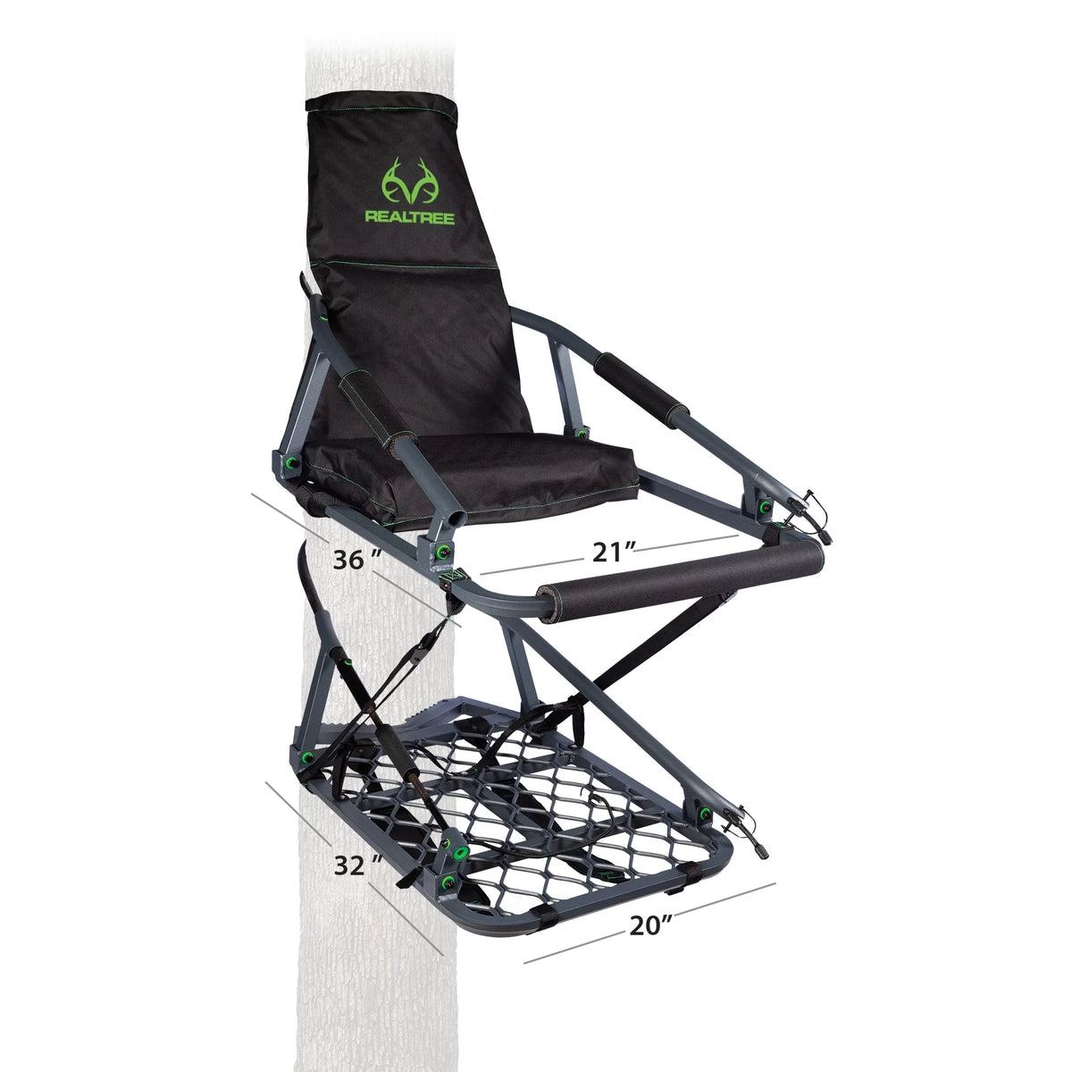 Climbing Aluminum Invader Hunting Treestand Deluxe Realtree