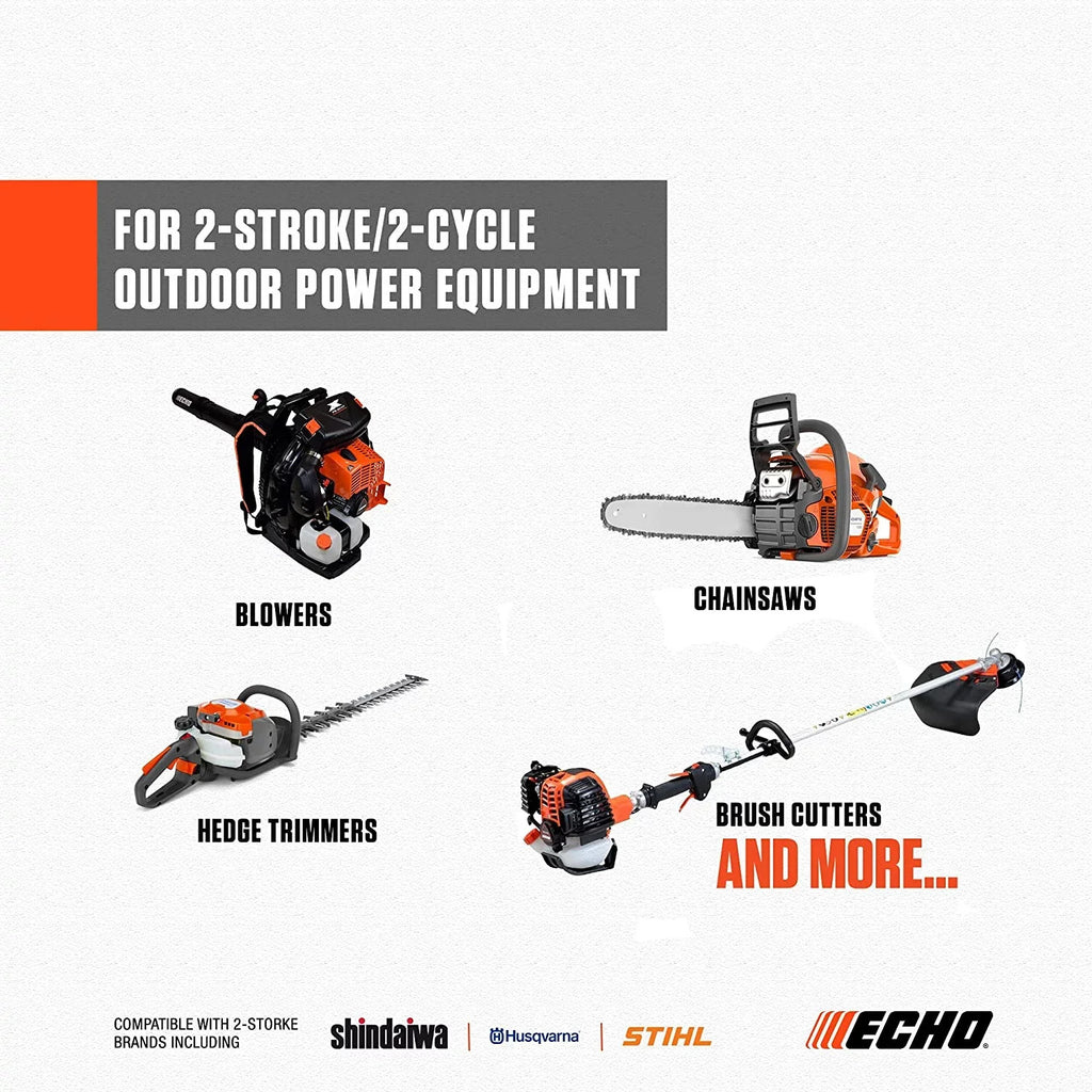 Blend Mix 2-Cycle 128 2-Stroke fl Gold Power (1 Gal.) 50:1 Echo for oz 6450050G Oil