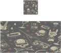 Machine Washable Pure Skull Absorbent Towel Instrument Yoga, Pack Soft Highly Bath Towels Rock Cotton for Set, Travel（420） Pool,Sports, 2 Bestwell