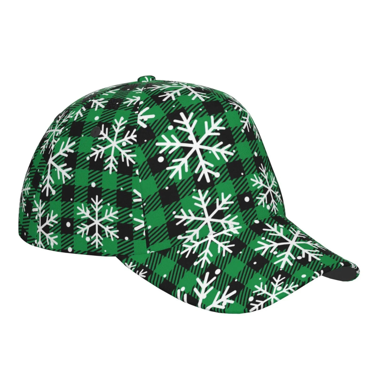 Plaid) Cap Activities Adjustable Workouts Seasons Baseball All Pattern Hat(Christmas Balery Running exterior At Buffalo and for Dad dimension