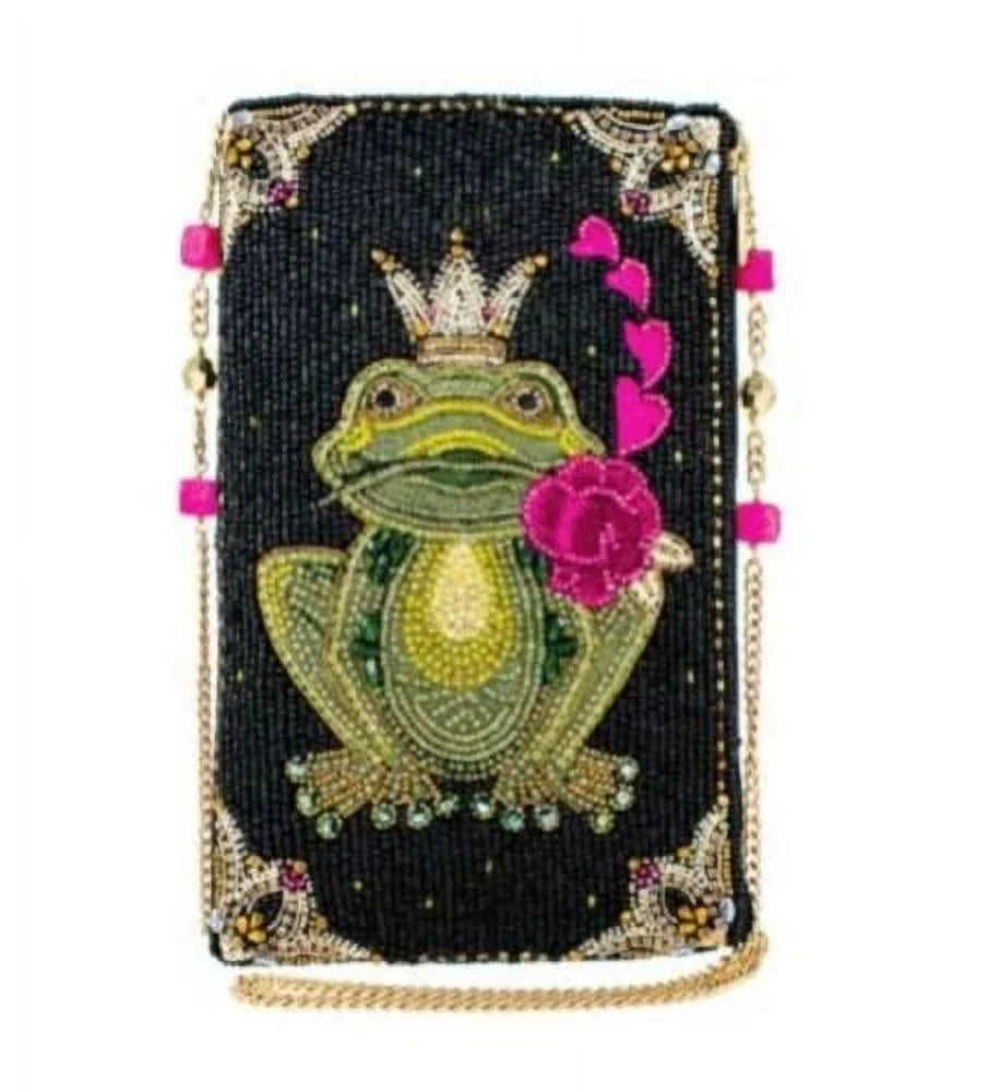 Beaded Me Kiss Bag New Crossbody Mary Handbag Frog Prince Multi Phone Frances