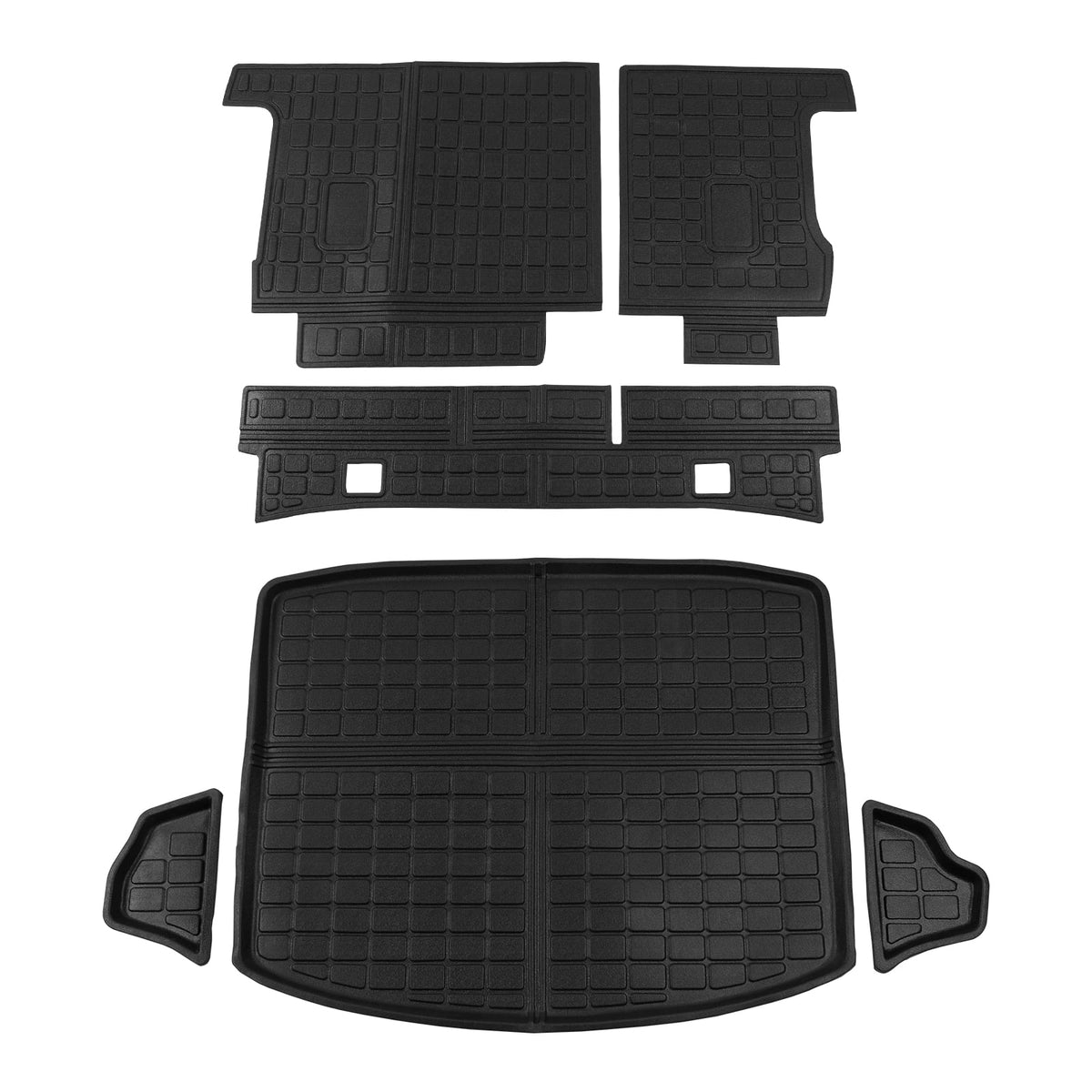 TPE Fit Backrest Protector Rear + Mats All (Trunk 2017-2022 Back CR-V Honda Fuel Mat Trunk climate Mats) Liner Seat Cargo Accessories Cover Liner Trunk CRV 2021