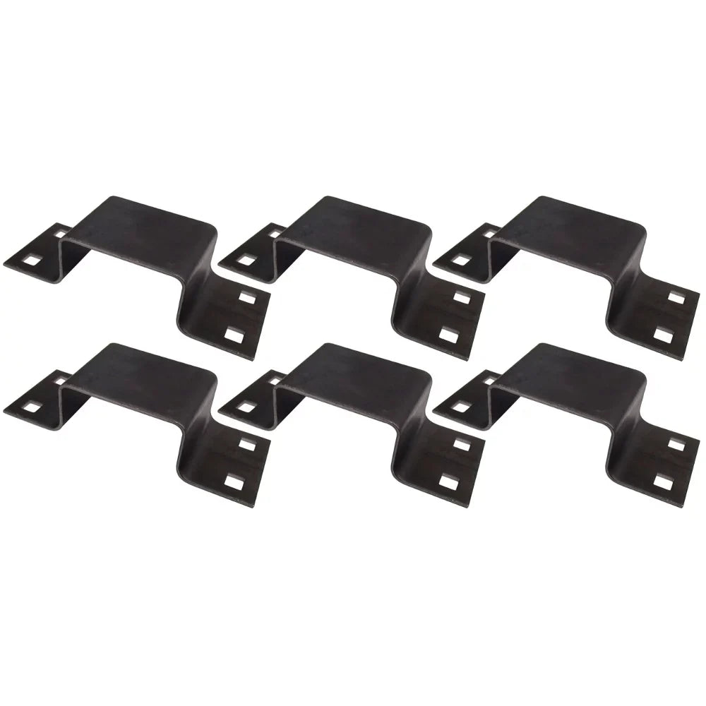 12 Stake Brackets Trailer Truck Pocket Bolt-On Steel for Ga. Utility Six B2373G